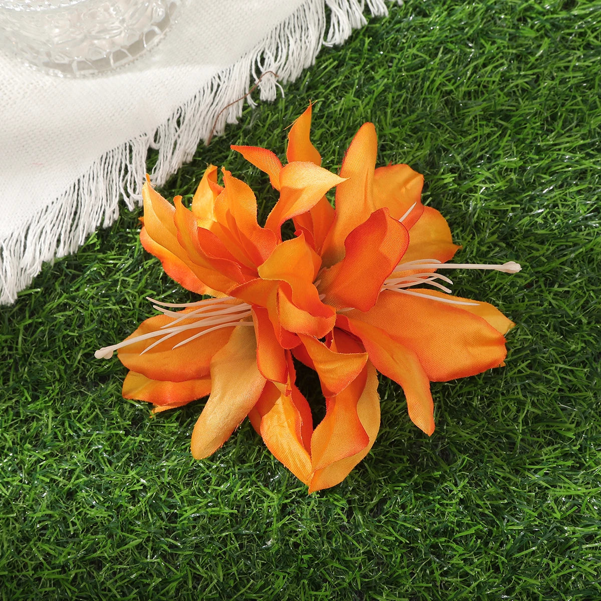 Accessoire cheveux à fleur