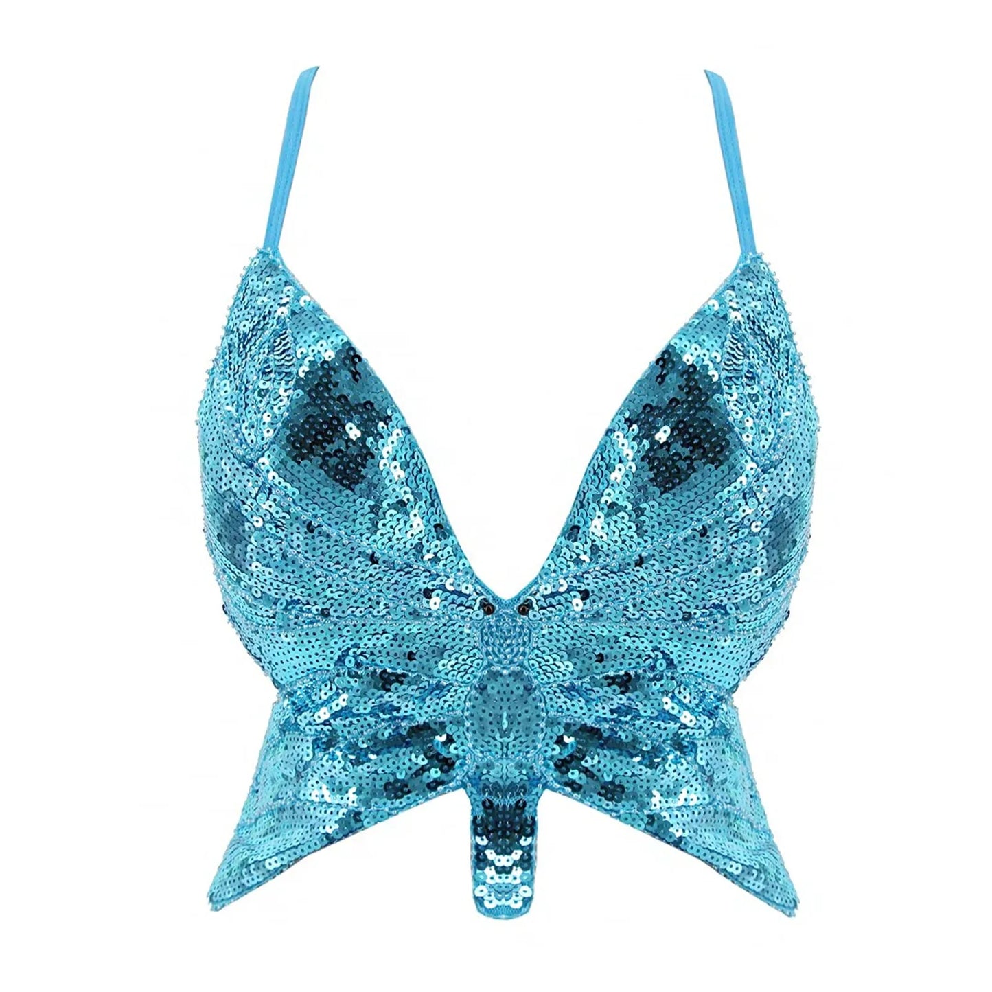 Top sequin papillon V2