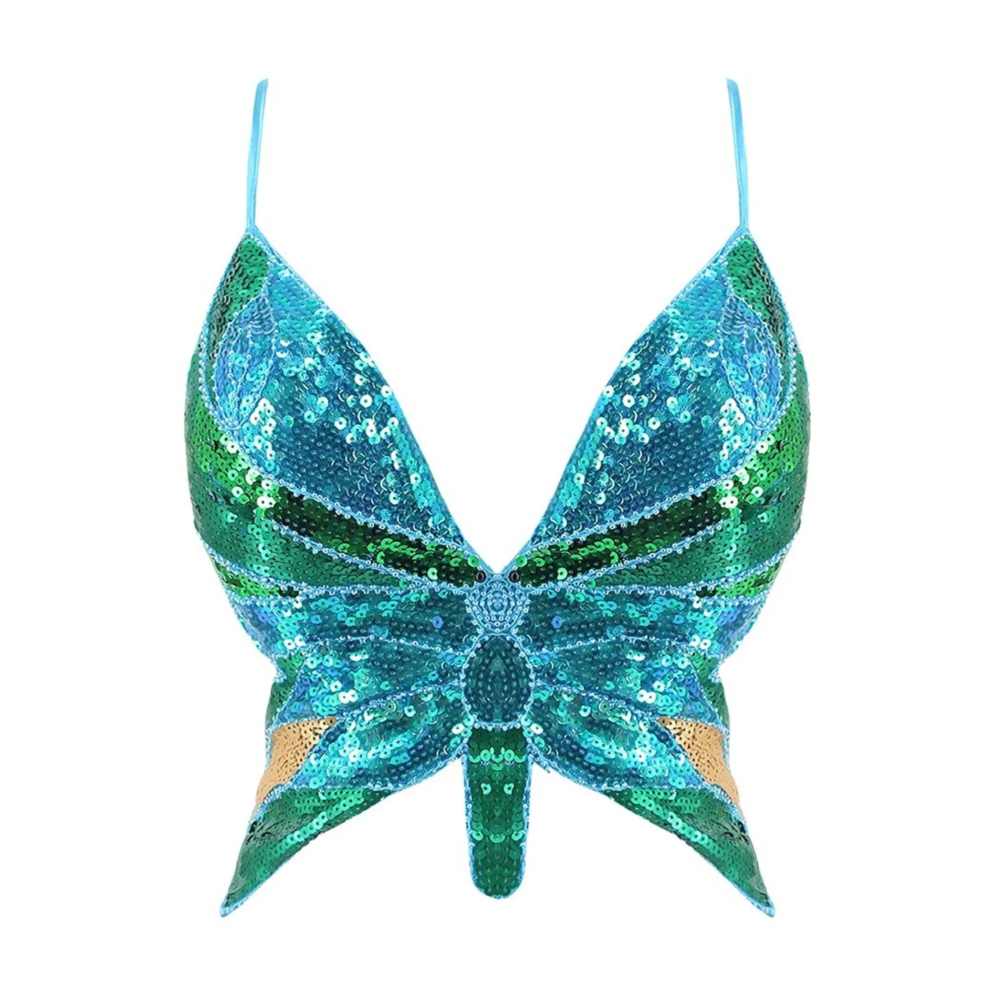 Top sequin papillon V2